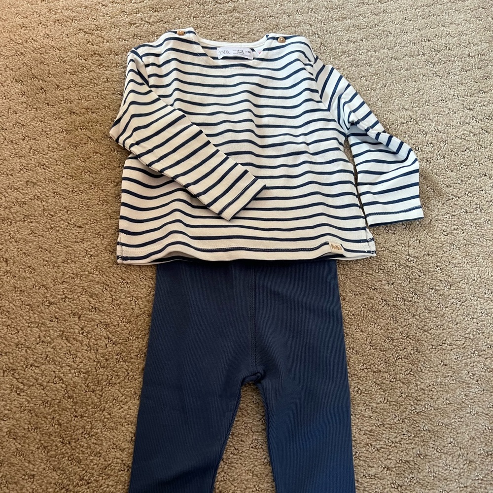 Zara new never used tags removed smoke free pet home boy 9-12 months